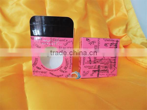 Custom print paper cosmetic box packaging box with window