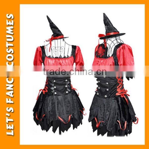 PGWC2595 Sexy witch costume deluxe adult womens halloween hen party fancy dress