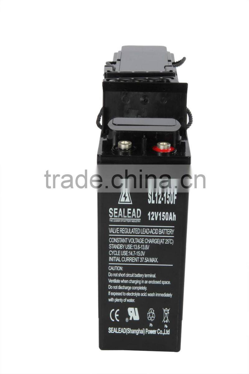 2016 new style 12v 150AH lead acid battery for UPS system