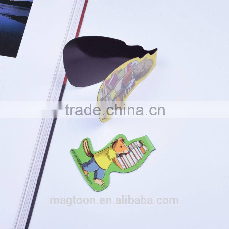 Hot promotional magnetic paper folding bookmark paper bookmarks to decorate paper unique bookmarks