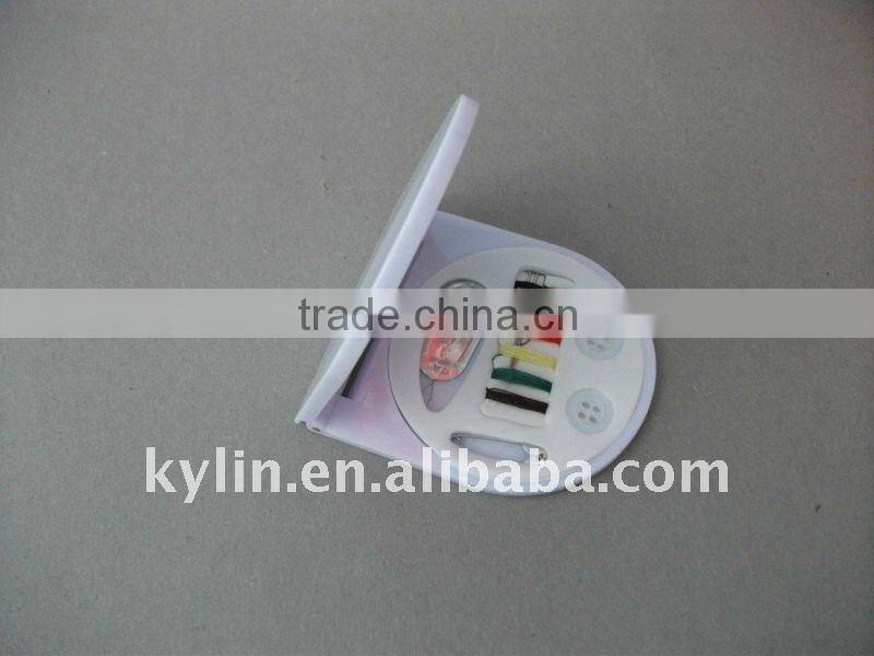 travel plastic sewing kits with sqaure shape