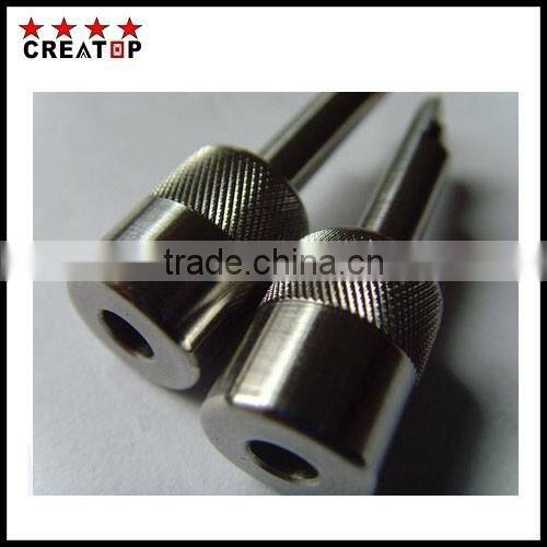 CNC machining metal sleeve bushing with knurling