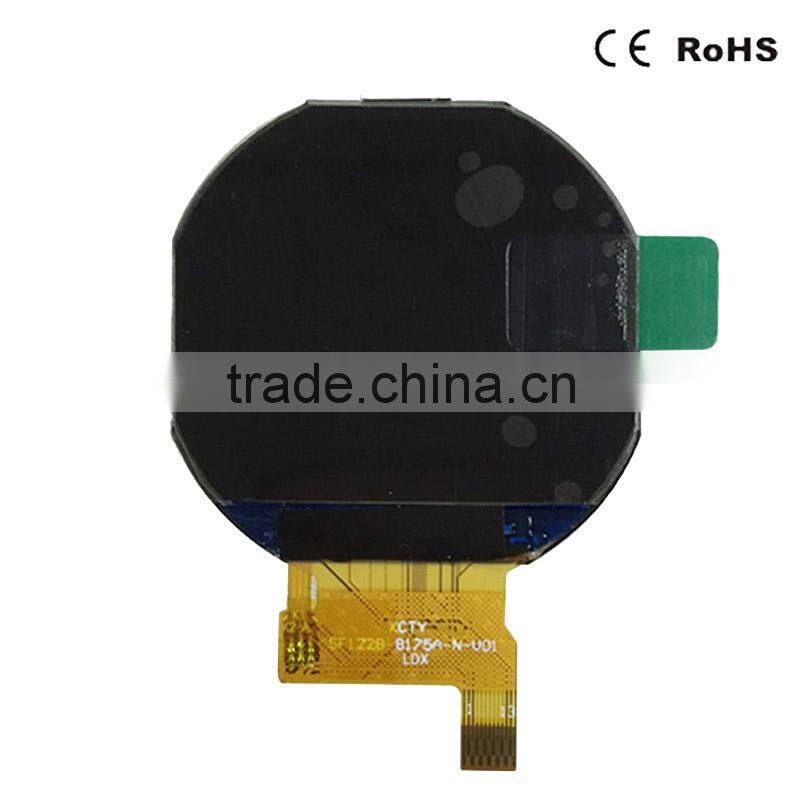 1.22" inch round IPS LCD 240x204 dots SPI interface 13 pins connector TFT display panel