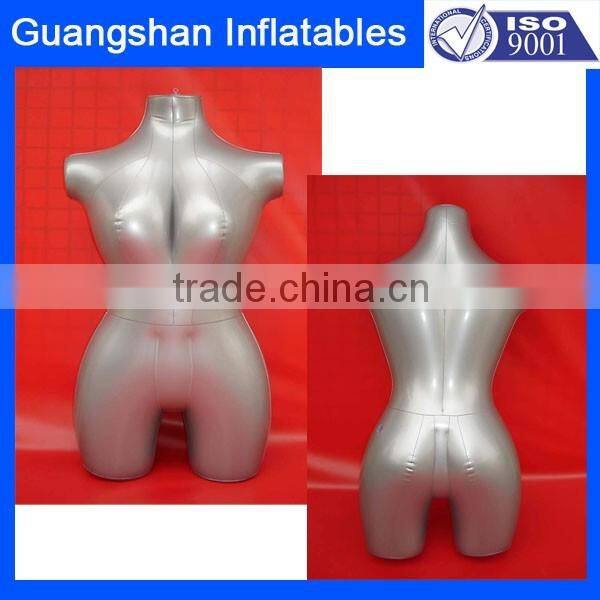 display PVC inflatable modle for wamen clothes mannequin