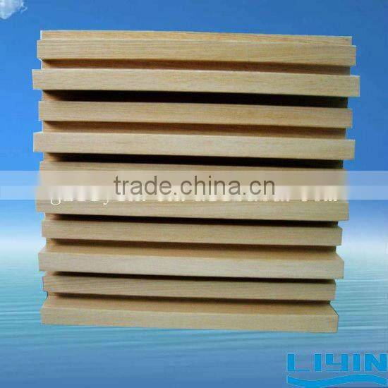 Solid wood diffuser sound diffuser ceiling acoustics