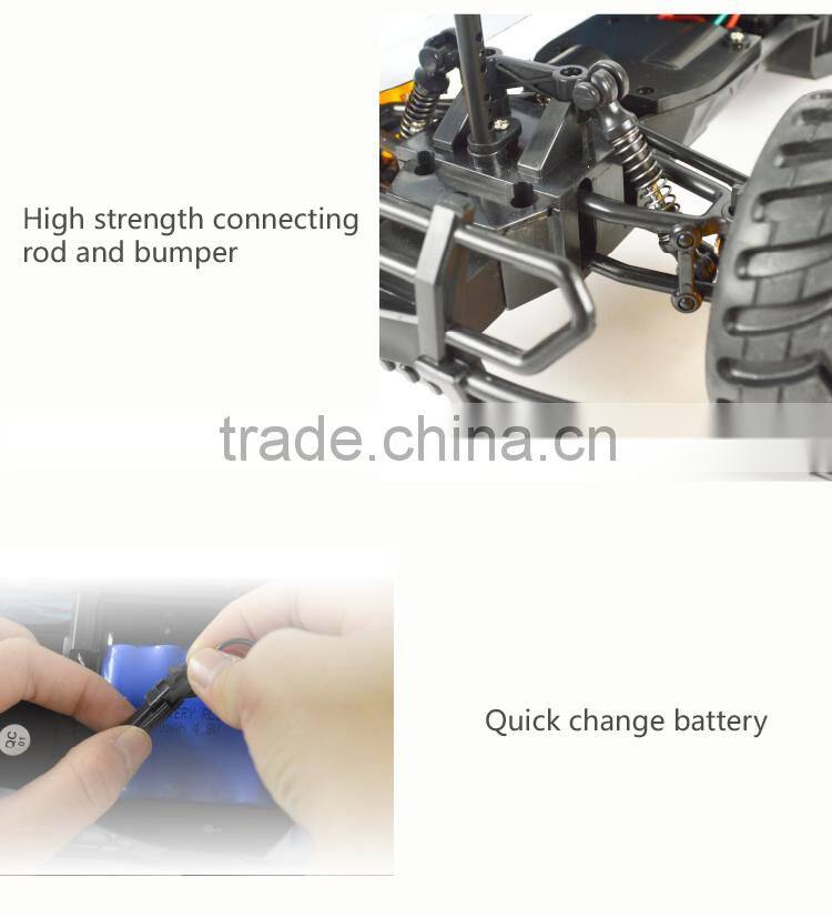 RC Truck 1/16 Scale Electric 2.4Ghz 4WD High Speed Remote Controlled Car Off Road Ready to Run