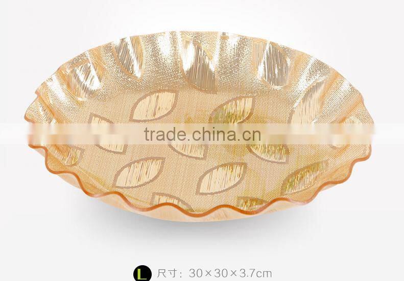 BPA free food safe acrylic fruit plate dry fruit plate