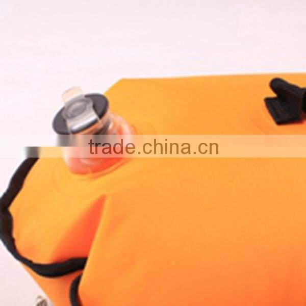 pvc yellow safer inflatable floating buoy for swimming race