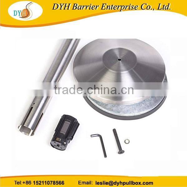 Heavy duty Retractable Queuing Stanchion Airport queue management pole