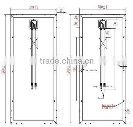2016 Vmaxpower mono solar panels with TUV IEC CE 100W