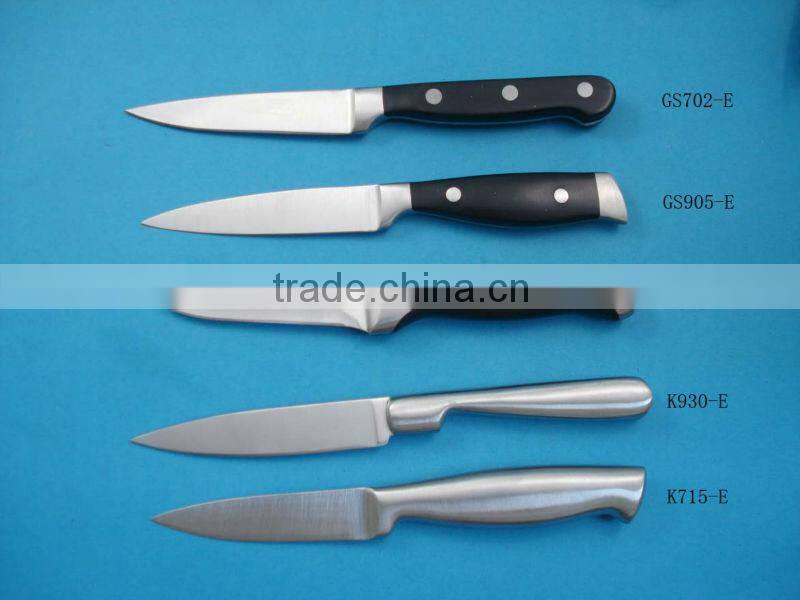 fish fillet knife with wooden block