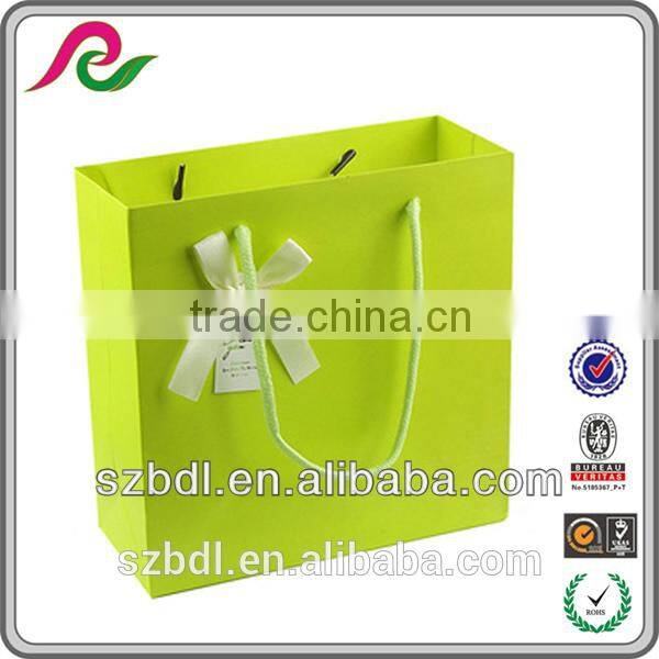 Luxury custom paper bag paper shopping bag & handles colorful printed paper bag