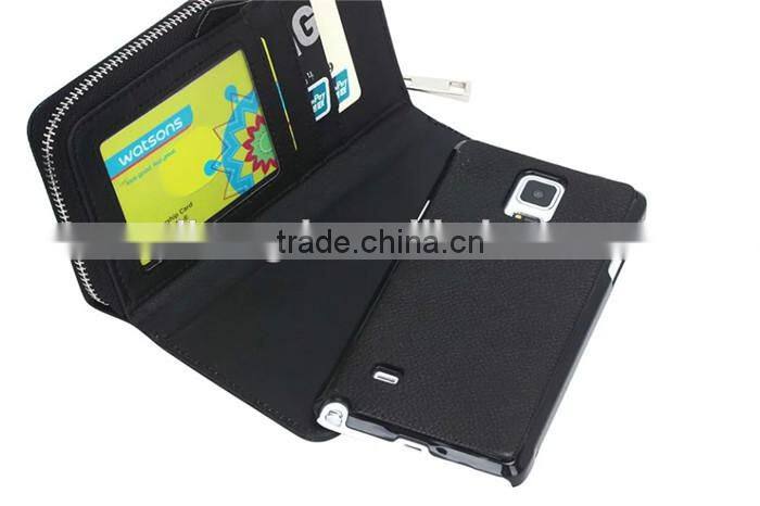 Unique Zipper Strap Belt Slots Wallet Leather Case for iphone 6/6S/For iphone 6S plus