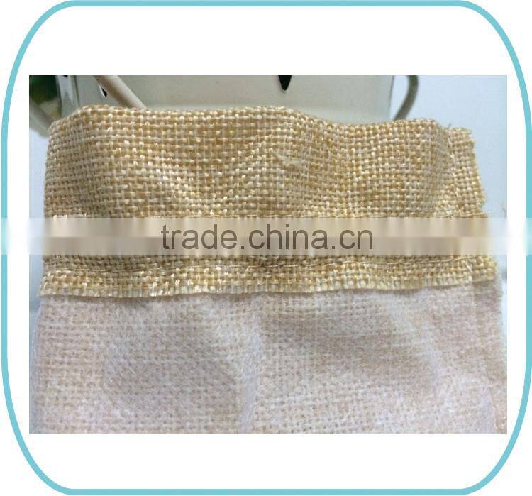 2015 factory price custom printed jute tote bags with drawstring