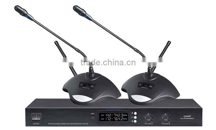 CMS-U602 microphone wireless uhf microphone with speaker