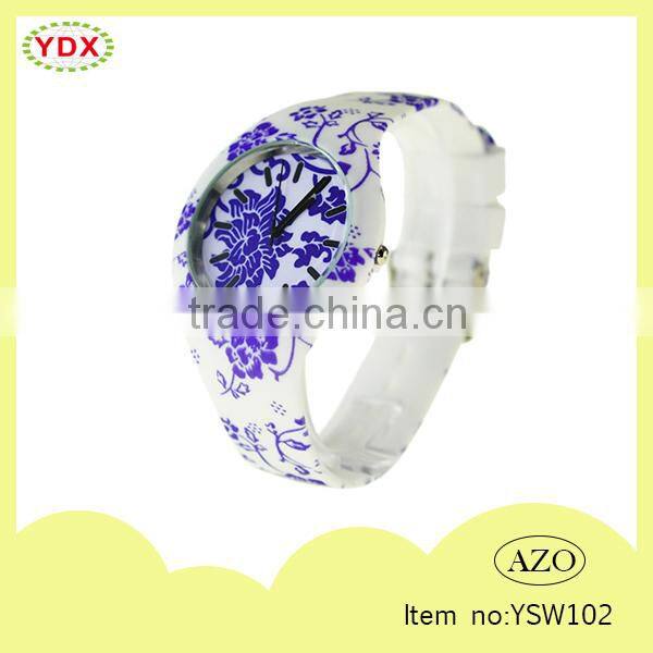 Cheaper sale in bulk silicone advertising promotion watches