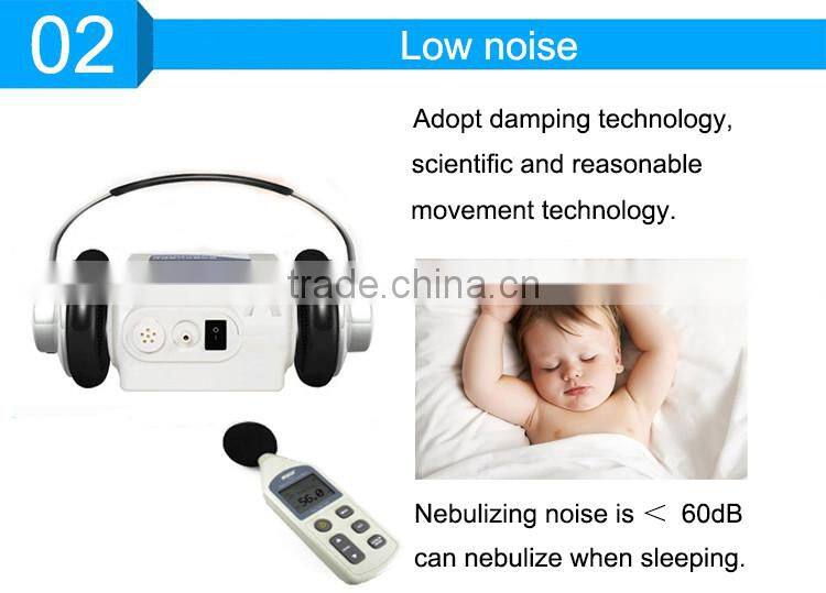 Low Noise High Efficiency Piston Compressor Nebulizer Prices, Mini Portable Nebulizer Machine