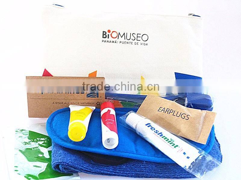 Travel set airline inflight custom Logo all in 1