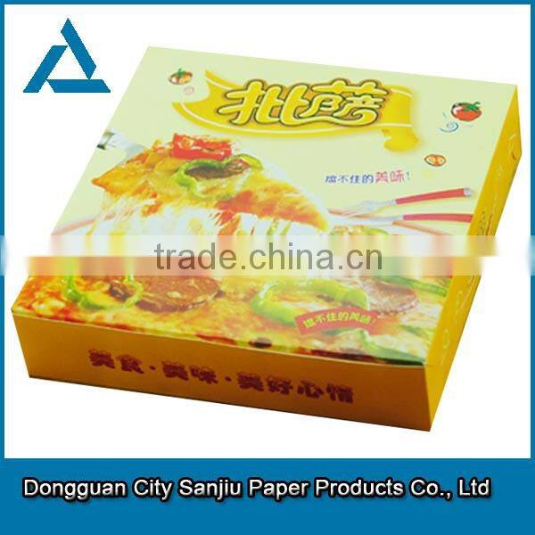 customized wholesale motorcycle corrugated delivery pizza boxes