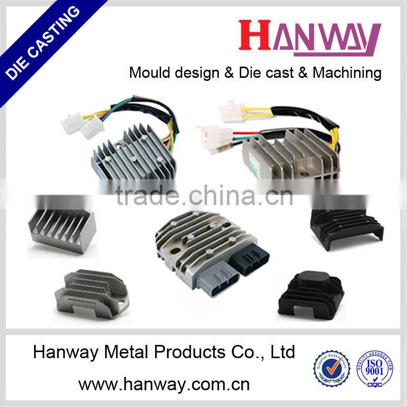 china manufacturer custom made motorcycle parts aluminum die casting motorcycle heat sink for ignition system