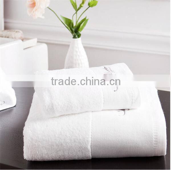 3 Star Hotel Used 32S Soft and Good Water Absorbent White Bath Towels