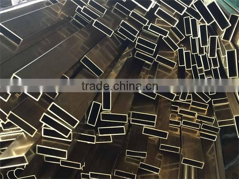 Sanitary and kitchen application Retangular &square brass tube