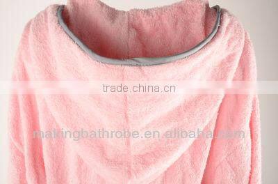 Long sleeve soft women bathrobe