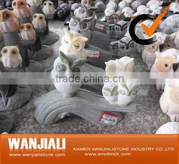 Alibaba China Animal Owl Stone Carving Stone Sculpture