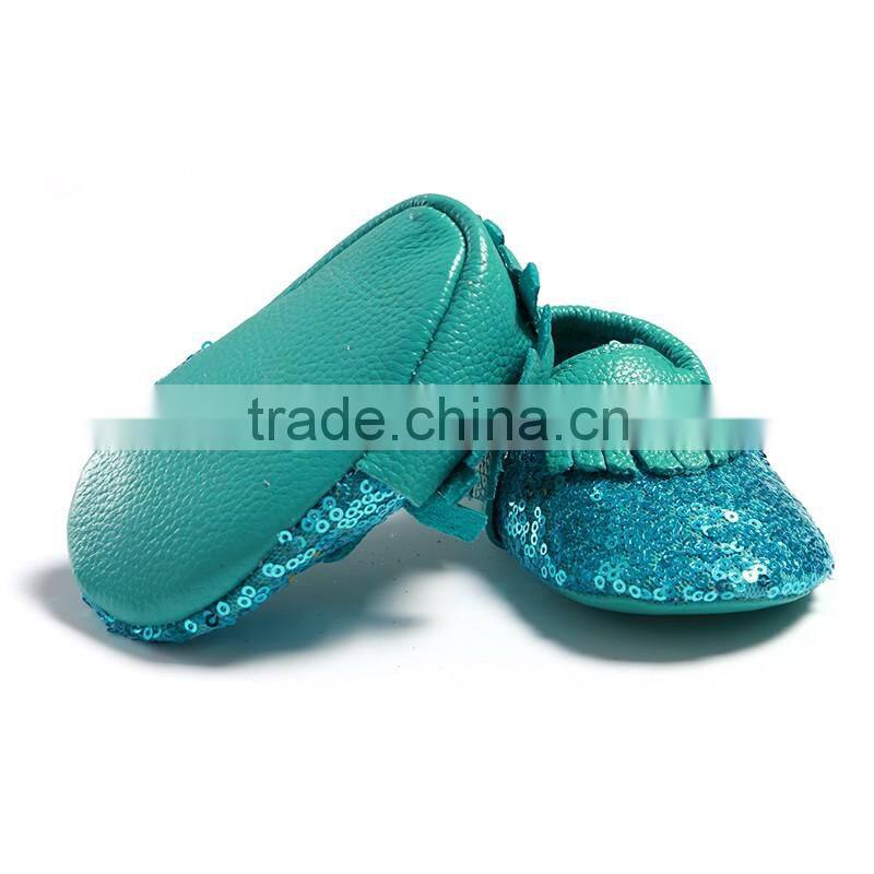 2016 new leather baby girl shoes baby shoe