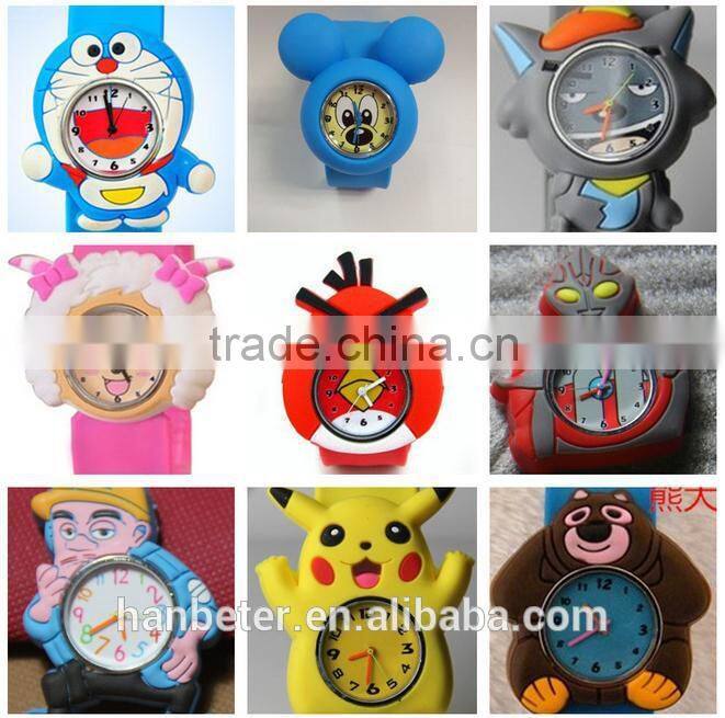 Alibaba express Multi-color Silicone fancy watches for kids with interchangeable straps