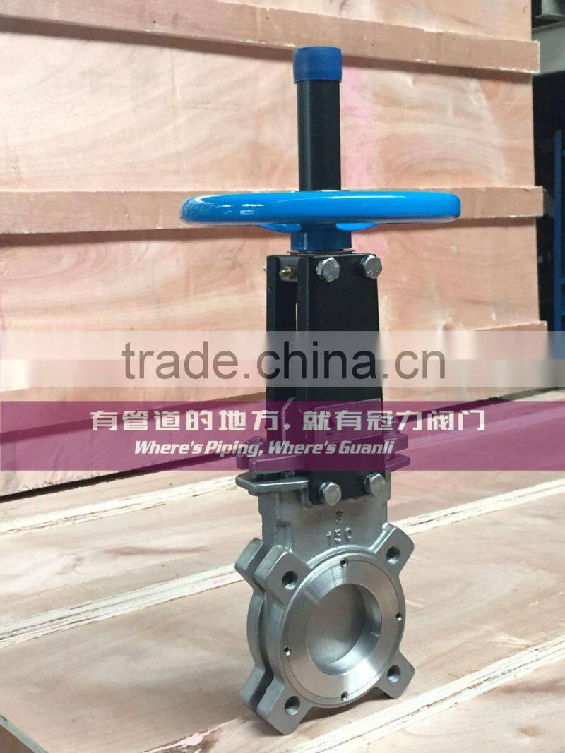 Bi-direction knife gate valve