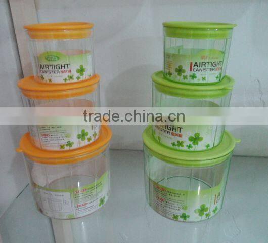 The short round three piece plastic sealed tank