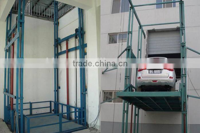 10m warehouse hydraulic freight elevator platform