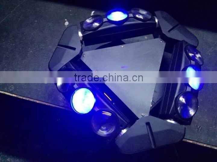 newest 9 eyes pixel 9x10w 4 in 1 led dmx spider led beam moving head dj lighting