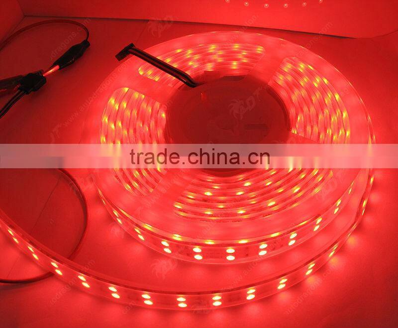Promotion PVC tube 5m DC12V Waterproof IP65 SMD 5050 600leds RGB LED Strip light