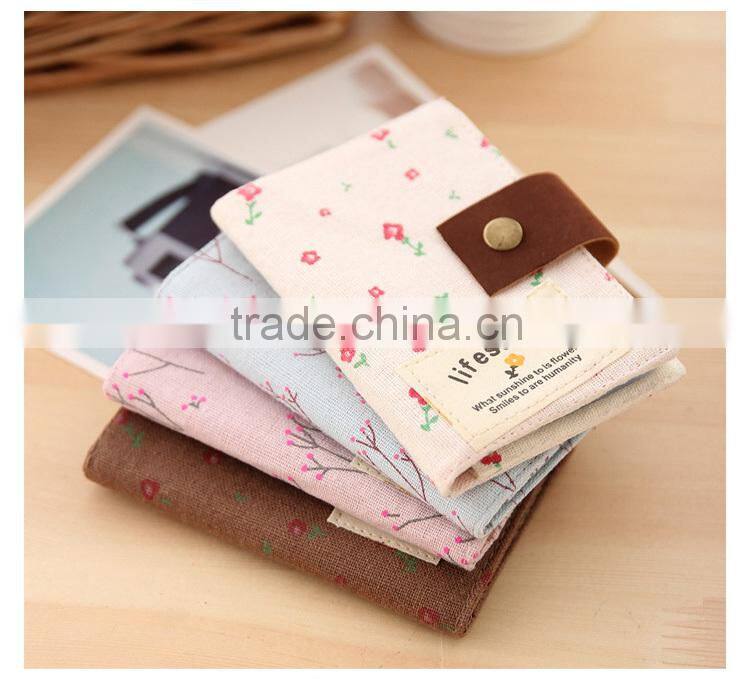Floral Credit ID Card Wallet Purse Holder Pouch Coin Bag
