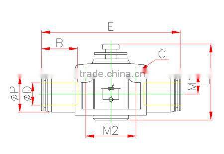 PA Series Pipe Speed Control Valve-Pneumatic Fitting