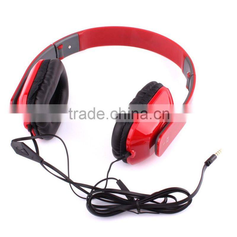 SUPER BASS 3.5MM PLUG STEREO HEADPHONES WITH CABLE MICROPHONE CONTROL