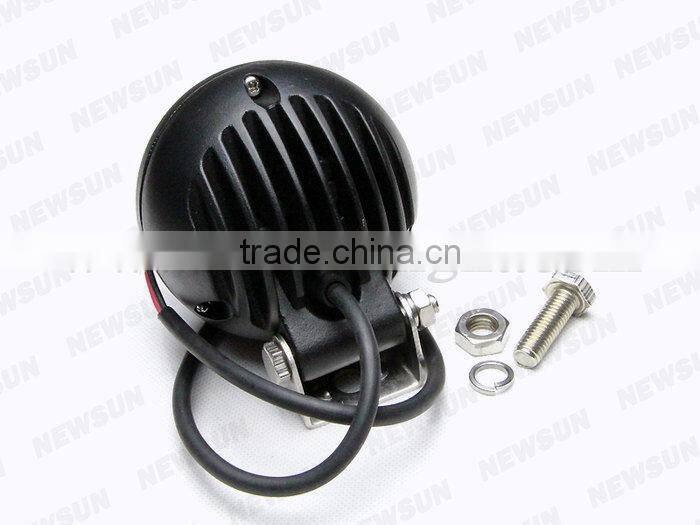 Stainless Steel LED Work Light,15W 60/15 Degree Led Work Light, LED Driving Light For Tractor Forklift Off-road ATV Excavat