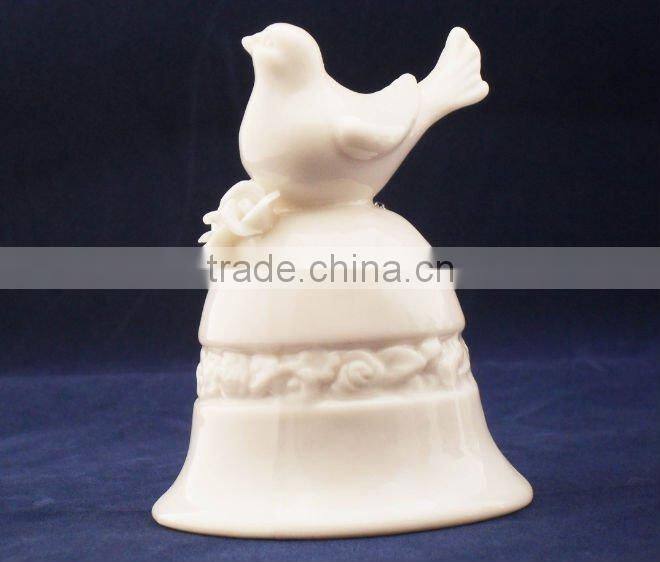 3.8" pigeon Ceramic bells,home decoration bell C1-B04 (407)