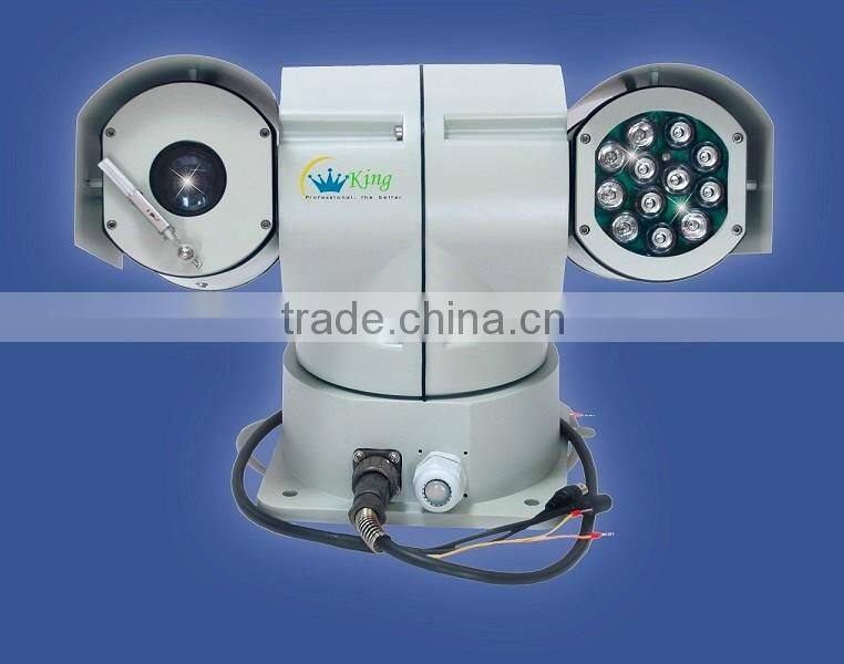 IR Onvif 2.2 car surveillance DC12V 2M PTZ camera