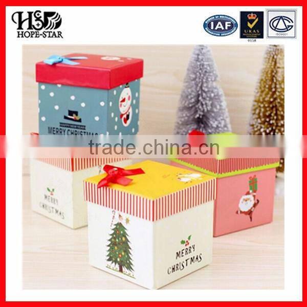 Beautiful christmas candy box wholesales with factory price