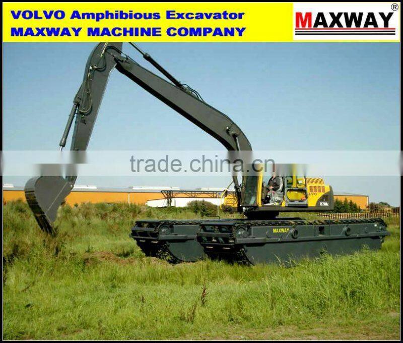 4x4 Full Drive ( 4WD ) Wetland Excavator Equipped, CE , EPA , SGS, ISO , Model: MAX220SD-4