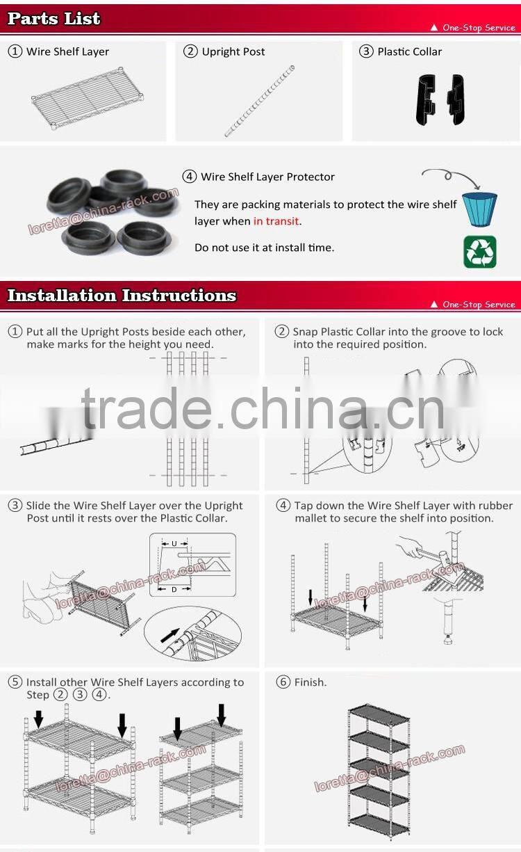 Chrome Wire Dislay Shelf for Easy Home Organization