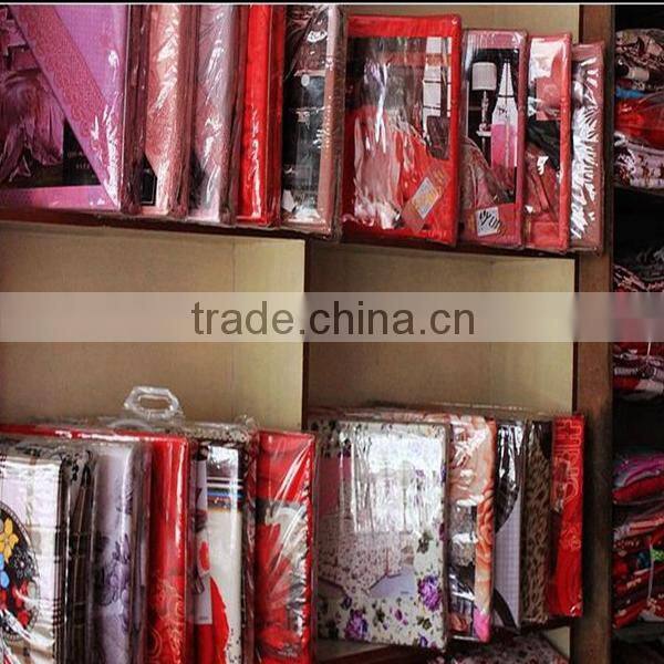 sell in low price Thread Count 100% cotton fabric painting designs bed sheets