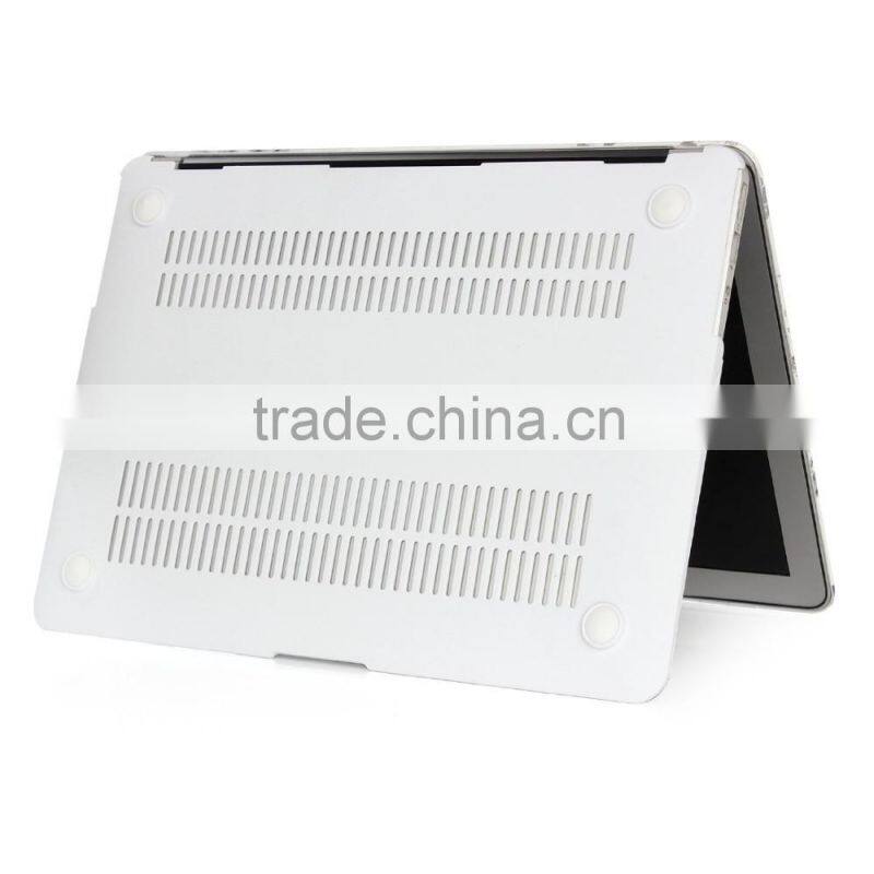 White+Gold Rubberized Hard PC Marble Case for MacBook 13 inch