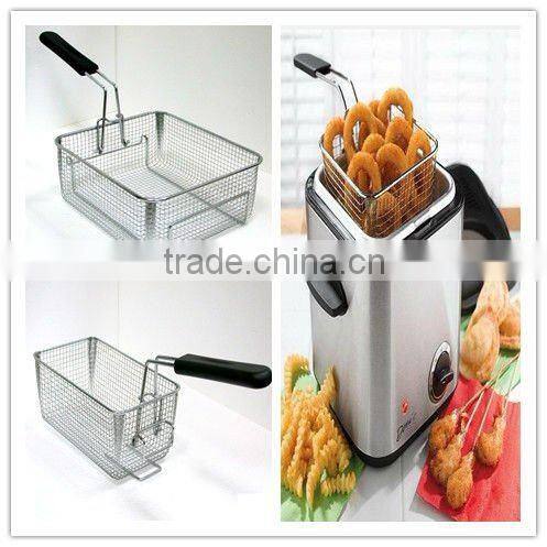 Taco salad fry basket-round bowl