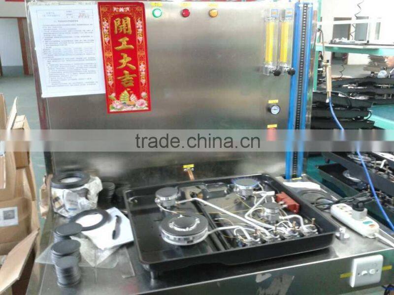 Built-in tempered Glass 5 burners gas stove/gas cooker for sale