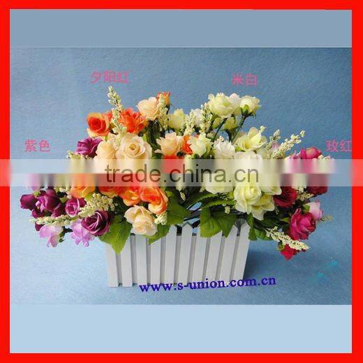 Beautiful wedding decorative artificial silk rose flower