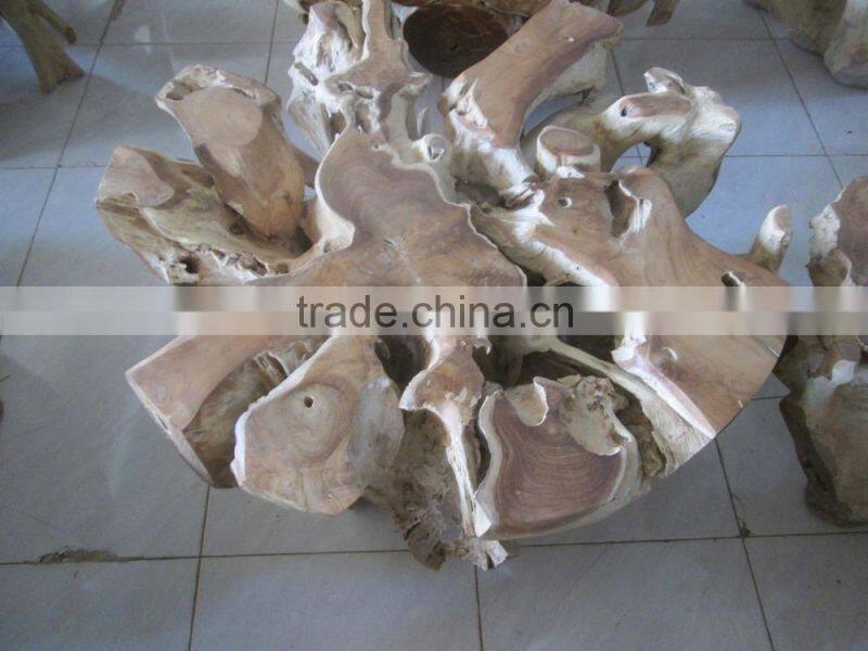 Teak Root Coffee Table Round Shape